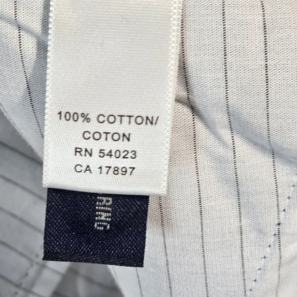 Banana Republic Mens Dress Chino Pants Navy Blue 100% Cotton 34x32 324733